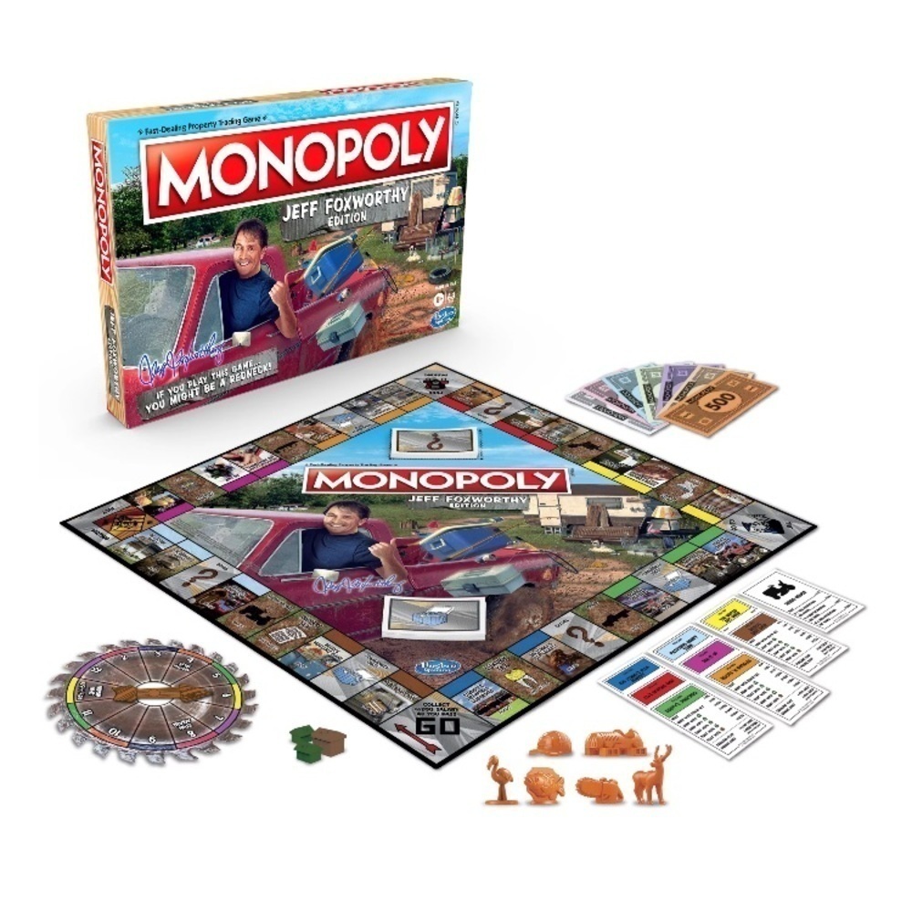 Jeff Foxworthy Edition Monopoly -New!
